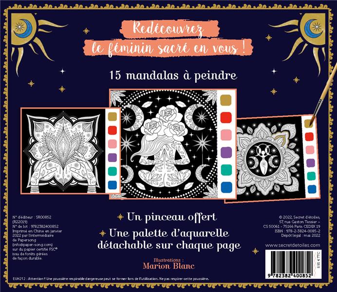 Mes mandalas à peindre : esprits du féminin