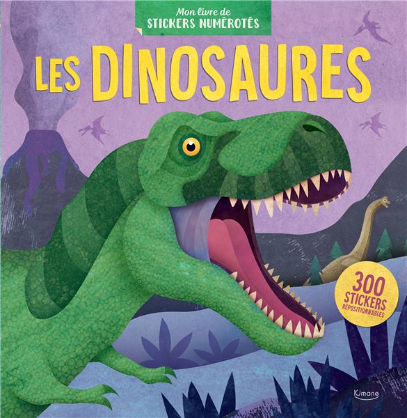 Mon livre de stickers numérotés : Les dinosaures - flash vidéo