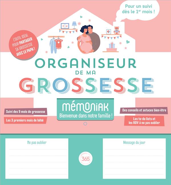 Mémoniak : organiseur de ma grossesse : l'outil idéal pour partager sa grossesse avec papa - flash vidéo