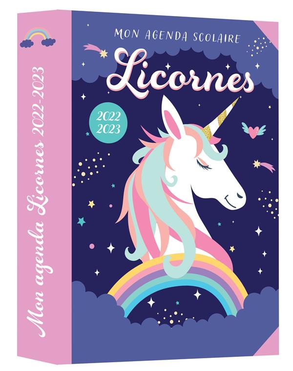 Mon agenda scolaire : licornes (édition 2022/2023) - flash vidéo