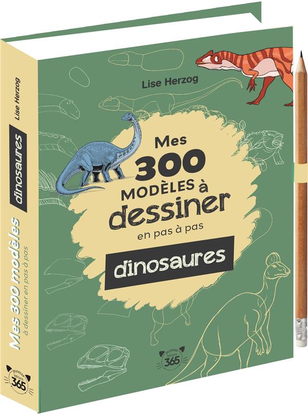 Mes 300 modèles à dessiner en pas à pas : dinosaures - flash vidéo