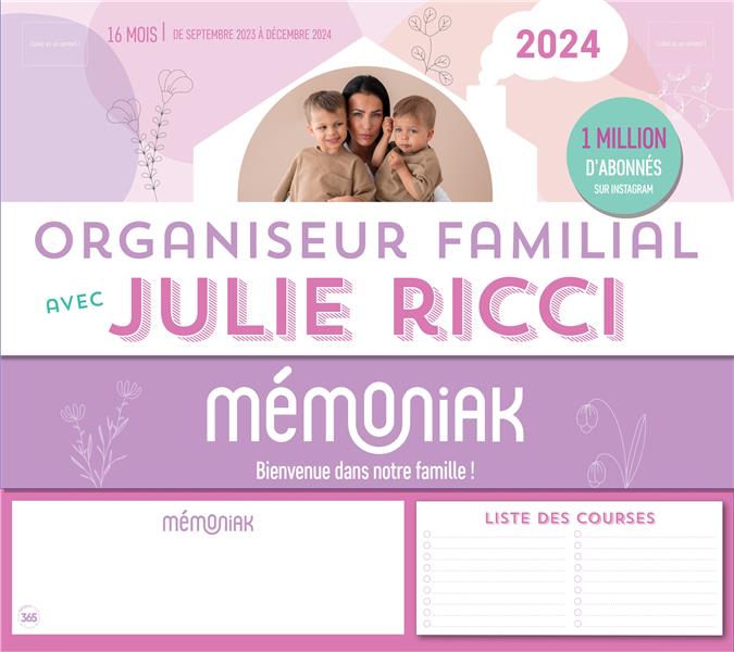 Mémoniak : organiseur avec Julie Ricci : de septembre à décembre (édition 2023/2024)