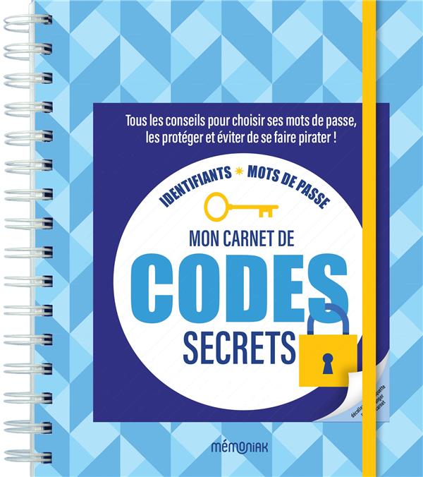 Mémoniak : mon carnet de codes secrets