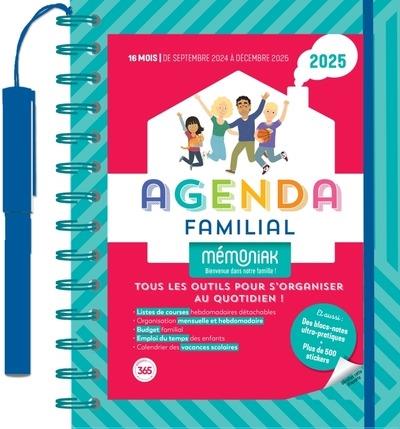 Mémoniak : Agenda familial : de septembre à décembre (édition 2025)