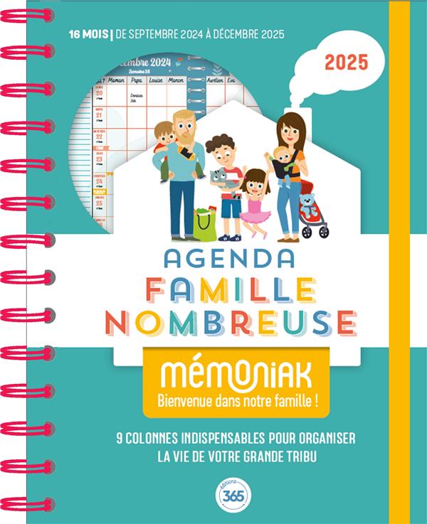Mémoniak : Agenda famille nombreuse : De septembre à décembre (édition 2025) - flash vidéo