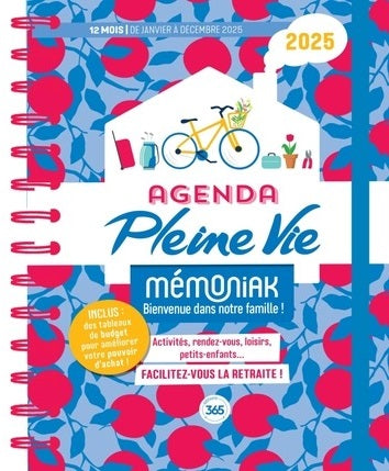 Mémoniak : Agenda Pleine Vie : De janvier à décembre (édition 2025) - flash vidéo