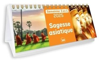 Semainier 3 en 1 : Sagesse asiatique (édition 2025) - flash vidéo