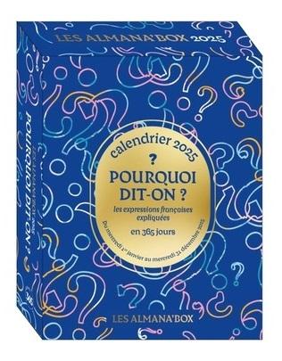 Almana'box : Calendrier Pourquoi dit-on ? Les expressions françaises expliquées en 365 jours (édition 2025) - flash vidéo