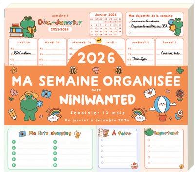 Ma semaine organisée avec Niniwanted (édition 2026)