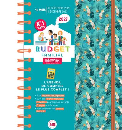 Mémoniak : Budget familial : De septembre à décembre (édition 2026/2027)