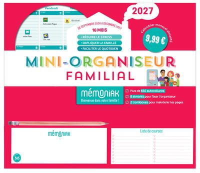 Mémoniak : MPini-organiseur familial : De Septembre à décembre (édition 2026/2027)