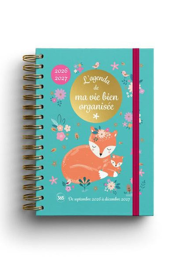 L'agenda de ma vie bien organisée : semainier de 16 mois : De septembre à décembre (édition 2026/2027)