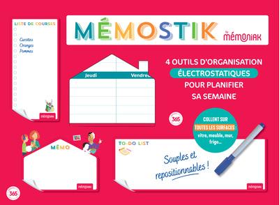 Mémoniak : Mémostik : 4 outils d'organisation électrostatiques pour planifier sa semaine