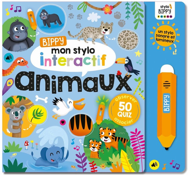 Bippy mon stylo interactif : animaux - flash vidéo