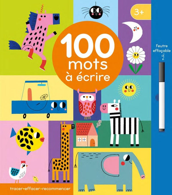 100 mots à écrire - flash vidéo