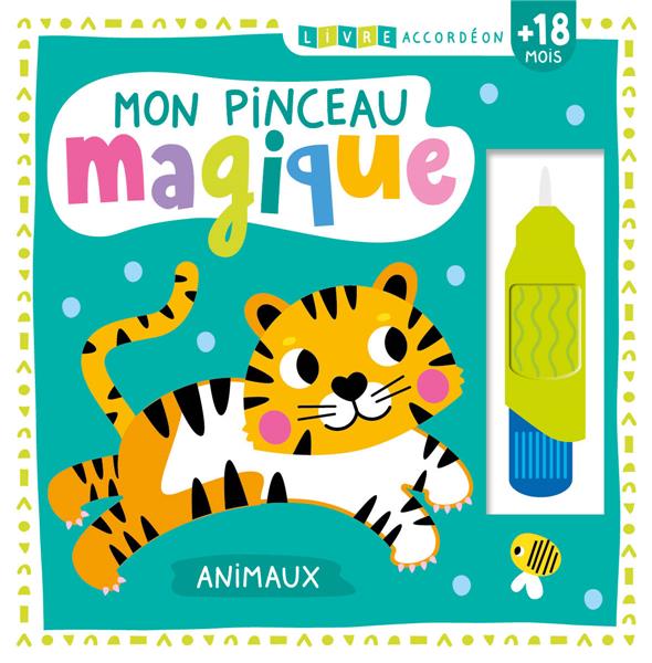Livre accordéon : Mon pinceau magique ; Animaux - flash vidéo