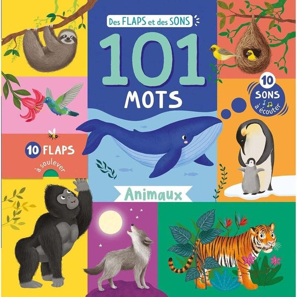 Des flaps et des sons : 101 mots , animaux - flash vidéo