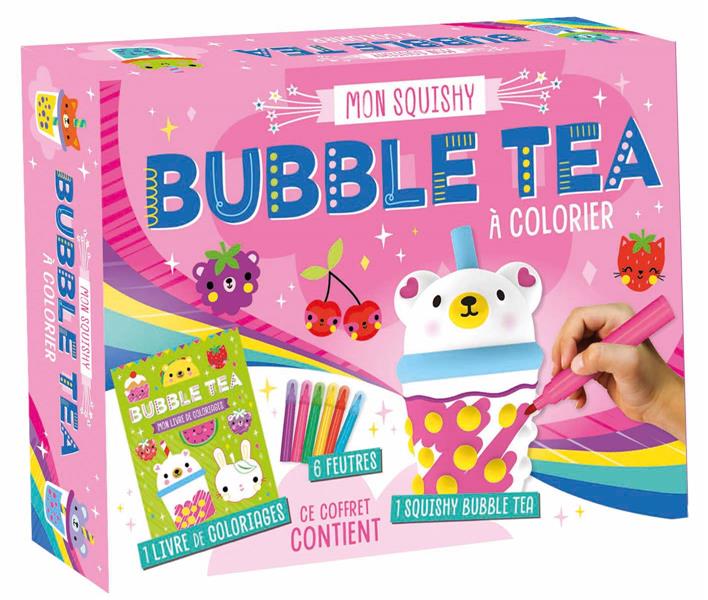 Mon squishy à colorier : Bubble tea - flash vidéo