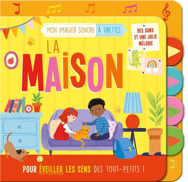 Mon imagier sonore à tirettes : la maison - flash vidéo