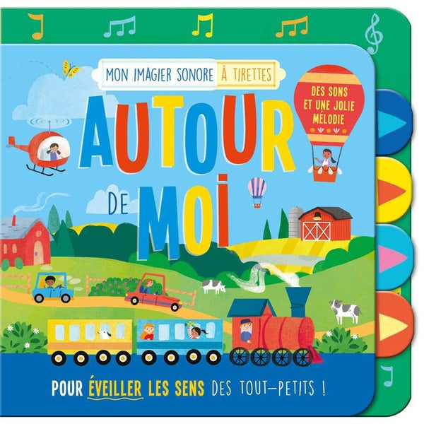 Mon livre sonore : Mon imagier sonore à tirettes : Autour de moi - flash vidéo