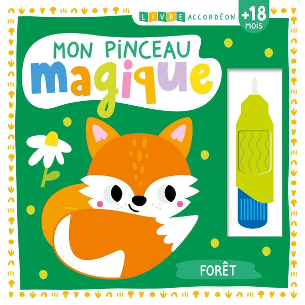 Livre accordéon : mon pinceau magique, forêt - flash vidéo