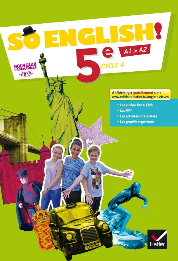 SO ENGLISH! : anglais ; 5e ; livre de l'élève (édition 2017)