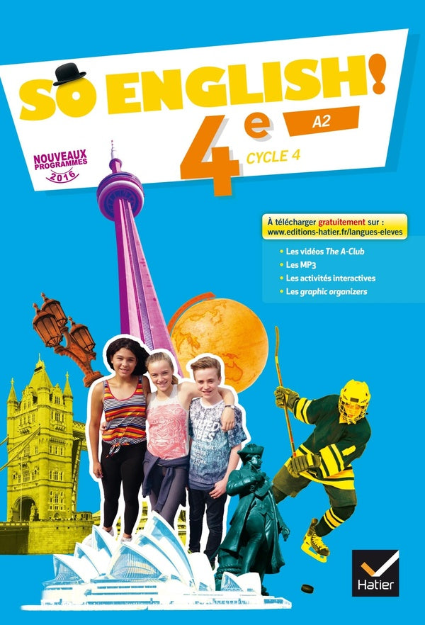 SO ENGLISH! : anglais ; 4e ; livre de l'élève (édition 2017)