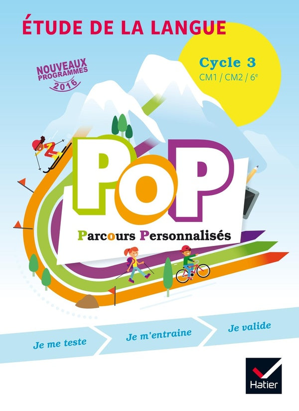 POP : parcours personnalisés ; étude de la langue ; cycle 3 ; livre de l'élève (édition 2017)