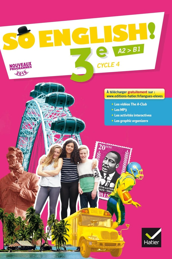 SO ENGLISH! : anglais ; 3e ; livre de l'élève (édition 2017)