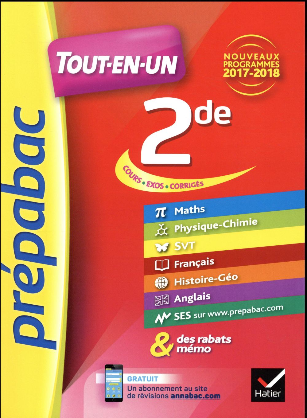 Prépabac : tout-en-un, cours, expos, corrigés, 2de ; nouveau programme 2017-2018