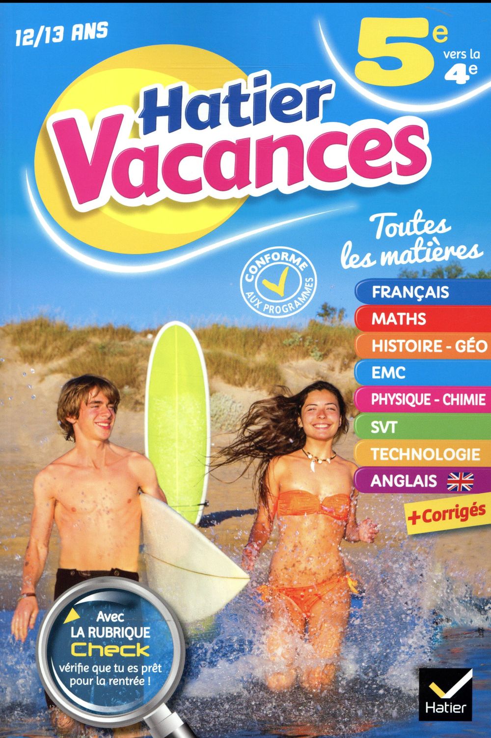 Hatier vacances : de la 5e à la 4e (édition 2017)