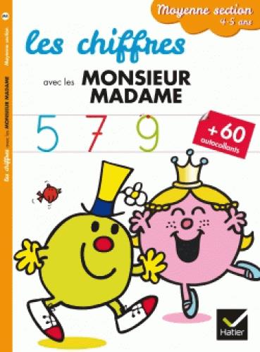 Les chiffres avec les Monsieur Madame ; moyenne section ; 4/5 ans