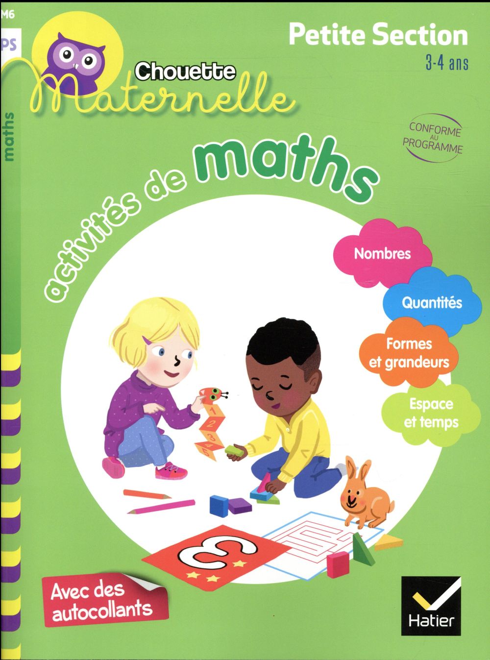 Chouette maternelle Tome M6 : Activités de maths ; PS