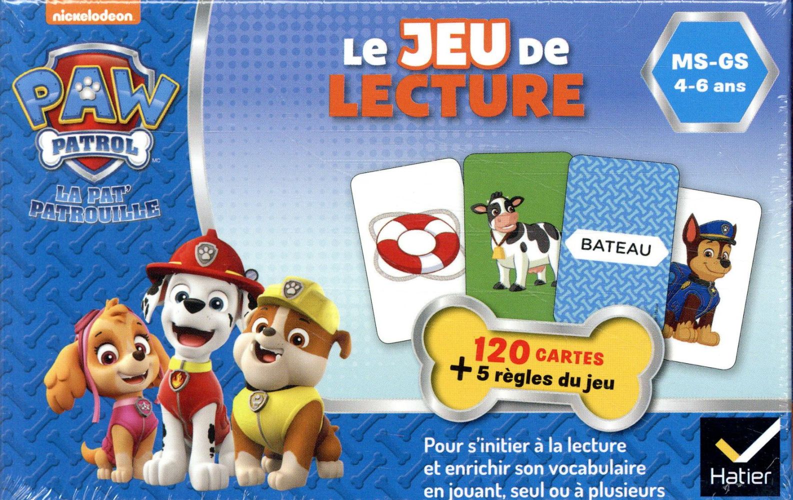 Le jeu de lecture Pat'patrouille ; MS-GS