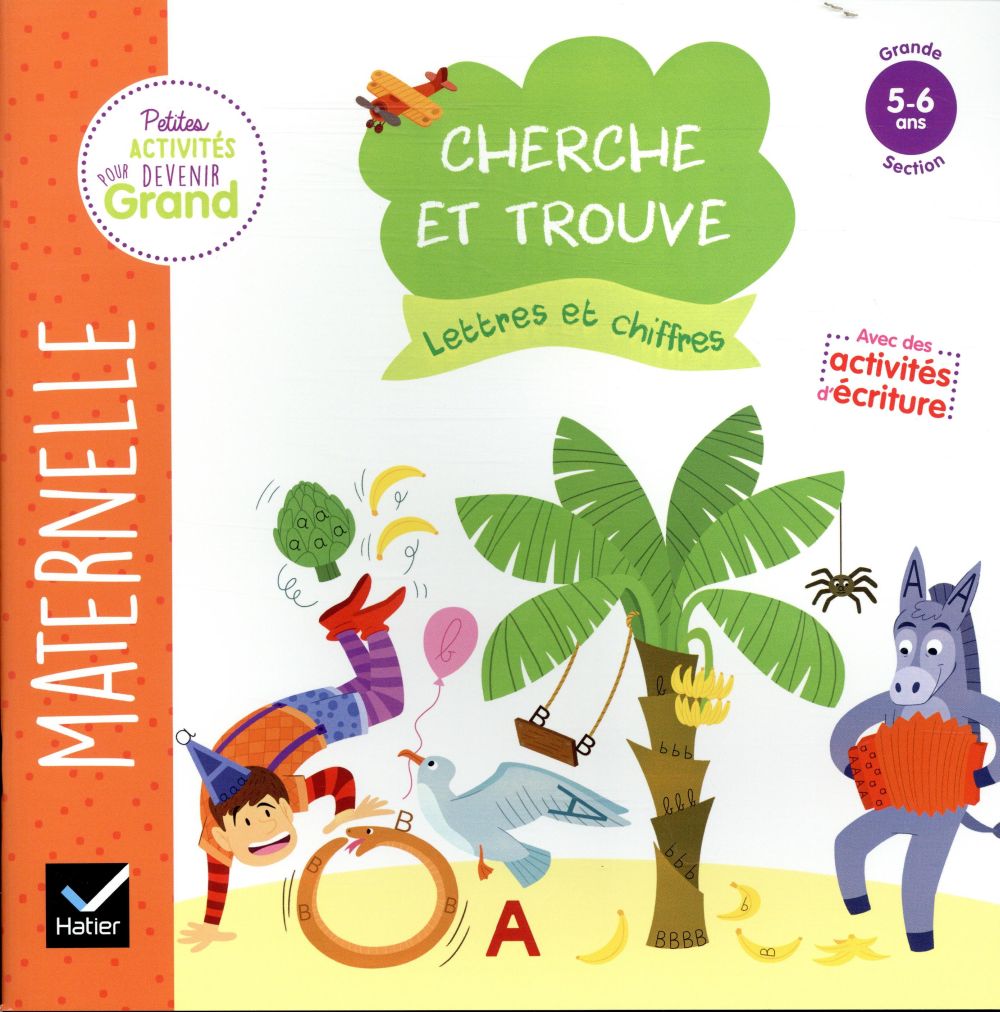 Cherche et trouve lettres et chiffres ; GS