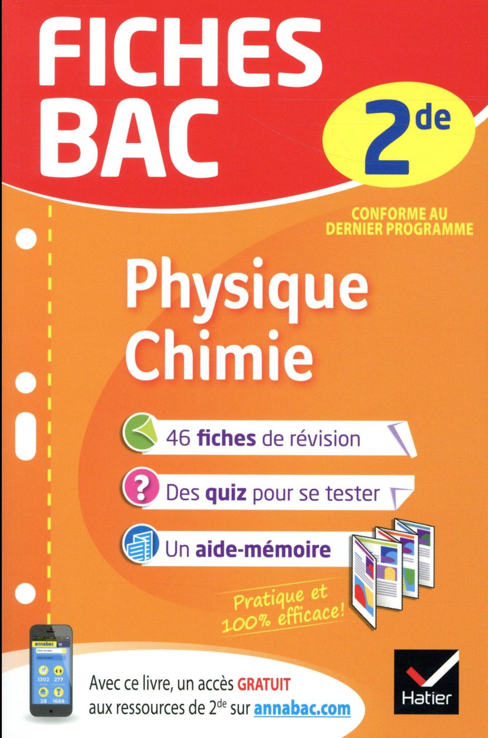 Fiches bac : physique-chimie ; seconde