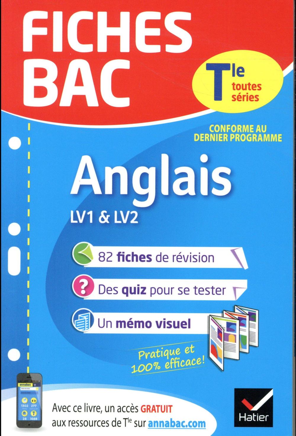 Fiches bac : anglais terminale (LV1 & LV2)