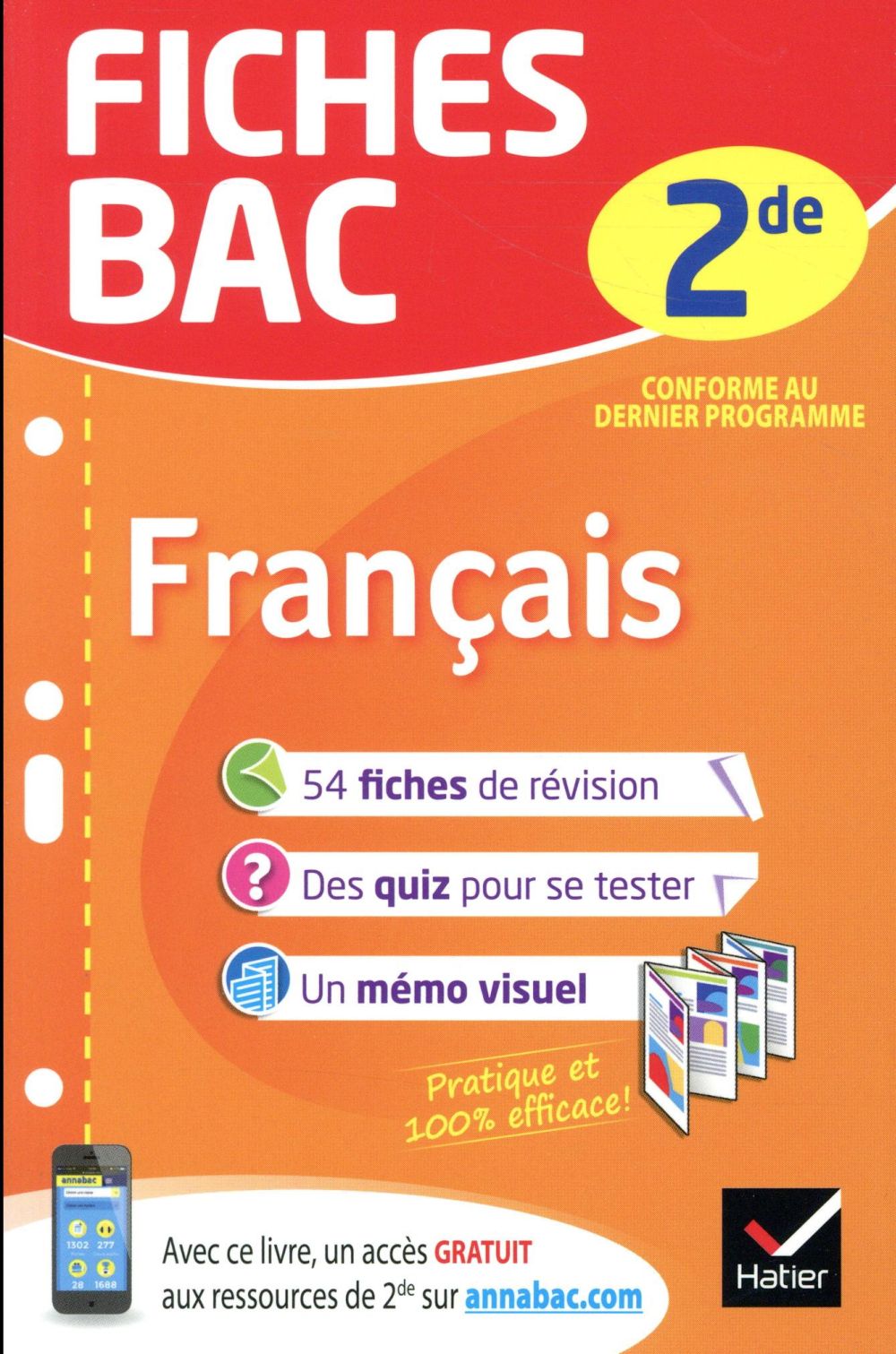 Fiches bac : français ; 2de