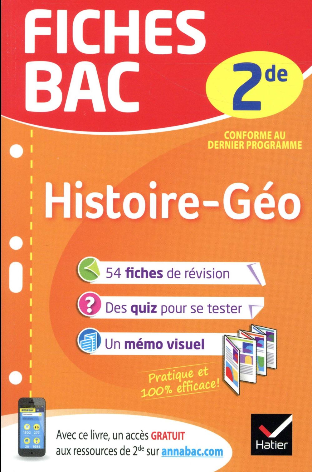 Fiches bac : histoire-géographie ; 2de