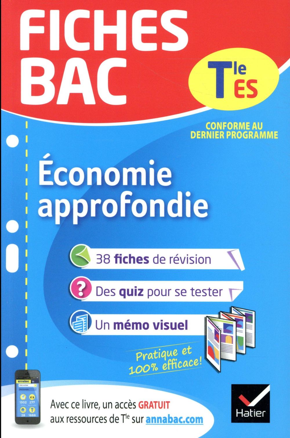 Fiches bac : économie approfondie ; terminale ES