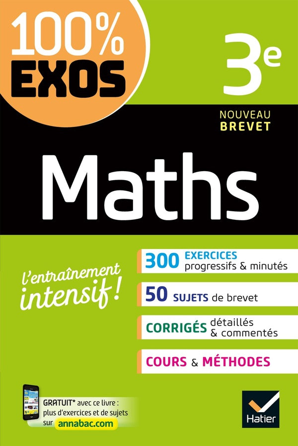 100% EXOS : maths ; 3e