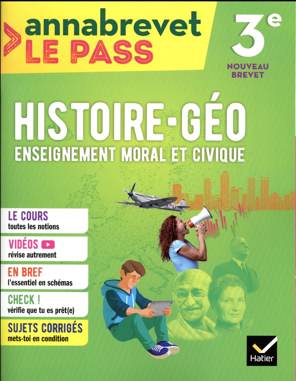 Annabrevet le pass : histoire-géographie EMC ; 3e (édition 2018)
