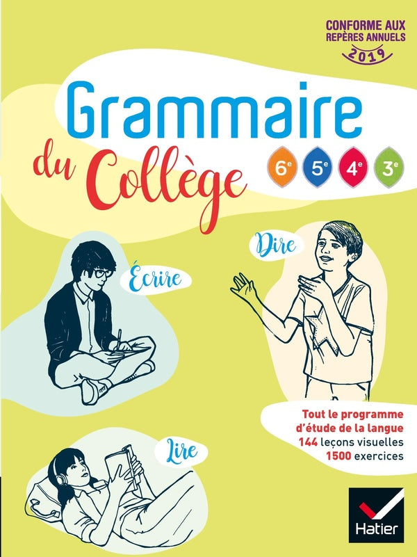 Grammaire du collège ; francais ; 6e ; livre de l'élève (édition 2019)