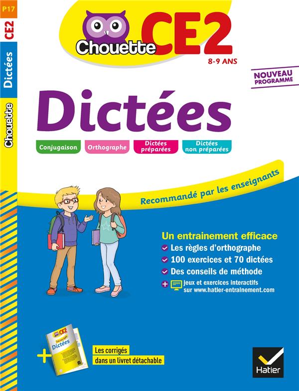 Chouette entraînement : dictées ; CE2