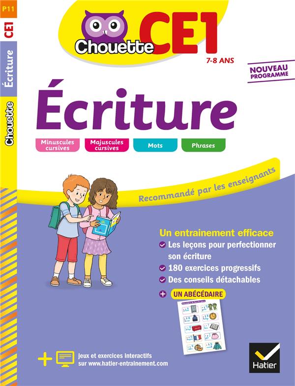Chouette entraînement : écriture ; CE1
