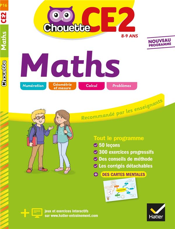 Chouette entraînement : maths ; CE2