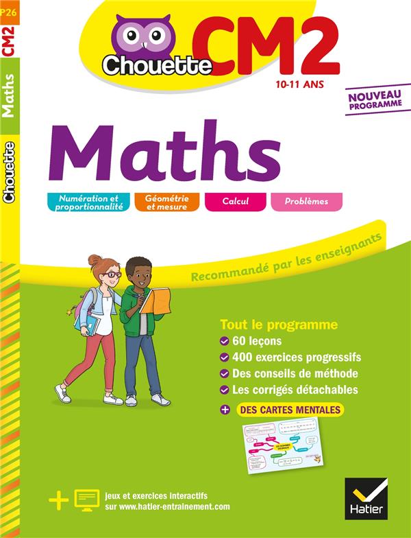 Chouette entraînement : maths ; CM2