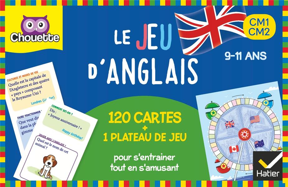 Chouette entraînement : Le jeu d'anglais ; CM1, CM2
