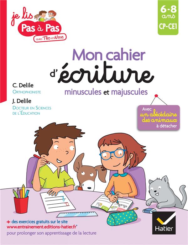 Pas à pas : mon cahier d'écriture minuscules et majuscules