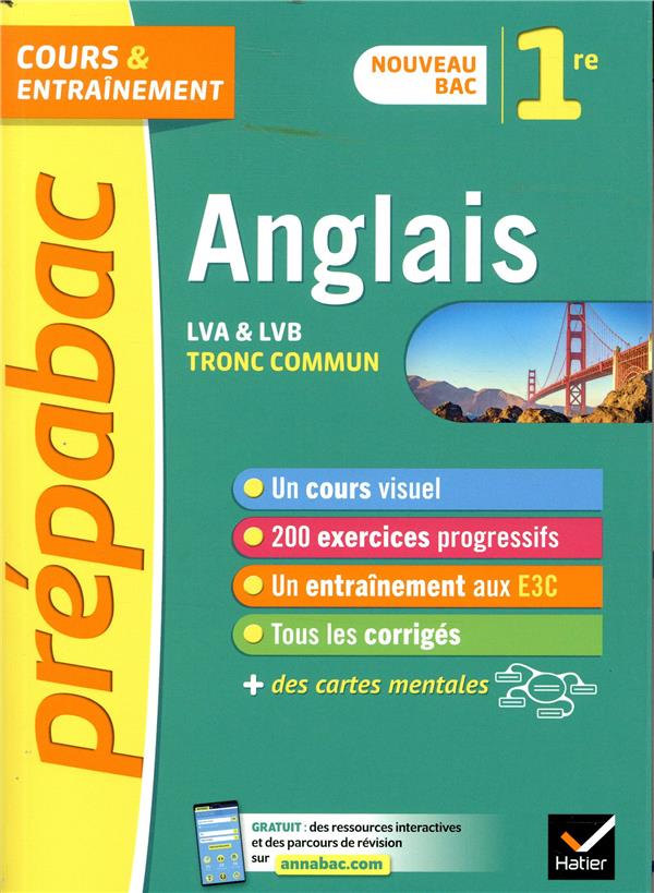 Prépabac : anglais ; 1re